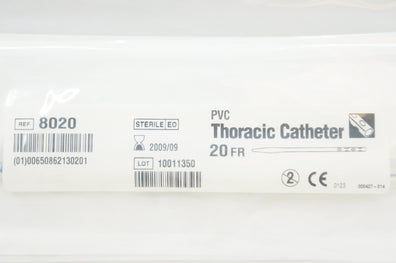 Atrium 8020 PVC Thoracic Cath. Sterile, 20 Fr (x) - Pack of 10